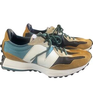 New Balance 327 Sneakers In The Varsity Gold/Mercury Blue Size 10